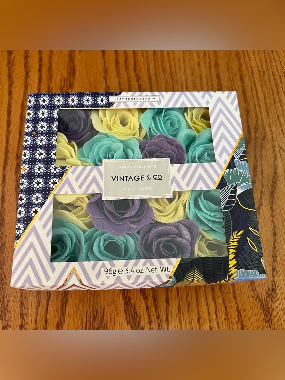 Heathcote & Ivory Vintage & Co- Teal, Purple & Yellow
